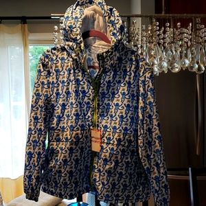 Roller Rabbit Monkey RAIN JACKET!!! NEW WITH TAGS !!!  SIZE XL